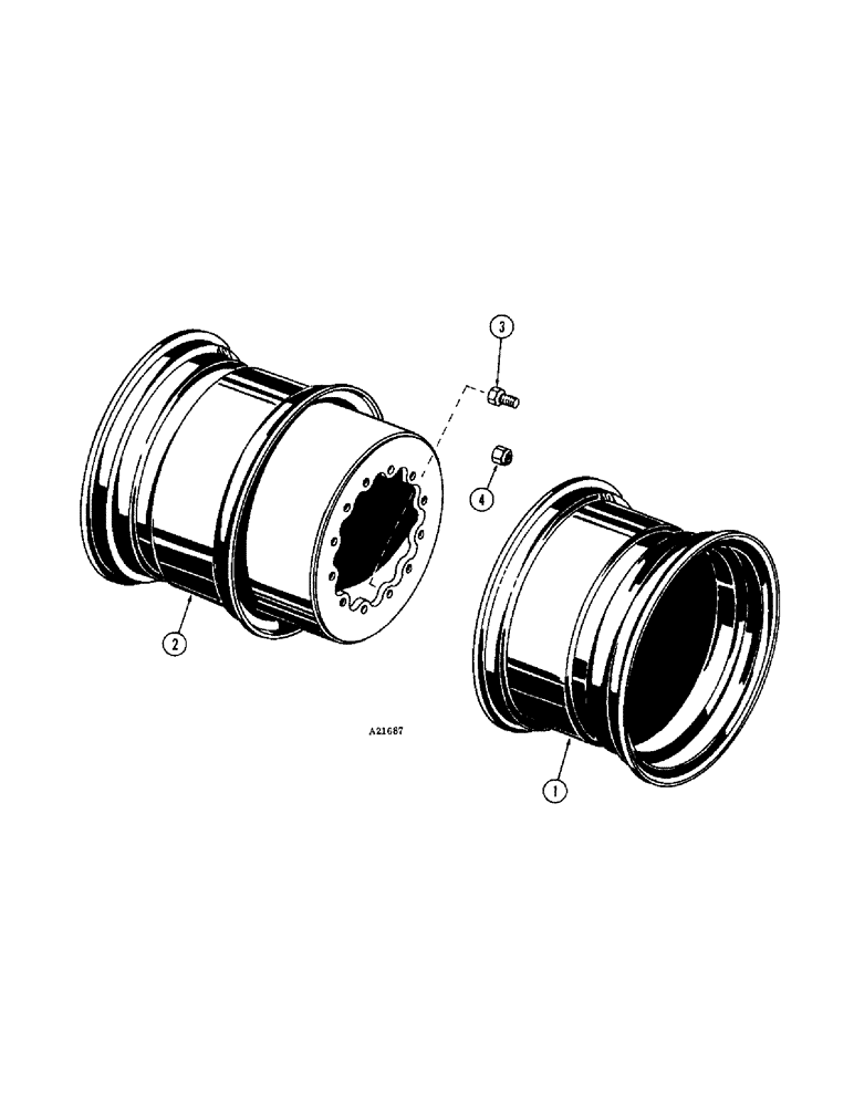 Схема запчастей Case IH 1470 - (114[1]) - DUAL DRIVE WHEELS (06) - POWER TRAIN