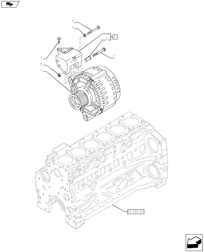 Схема запчастей Case IH PUMA 185 - (55.301.01) - ALTERNATOR (VAR.729385-743170 / 743623; VAR.743051-743147 / 743626; VAR.743171-728385 / 743624; VAR.743169-720178 / 743625) (55) - ELECTRICAL SYSTEMS