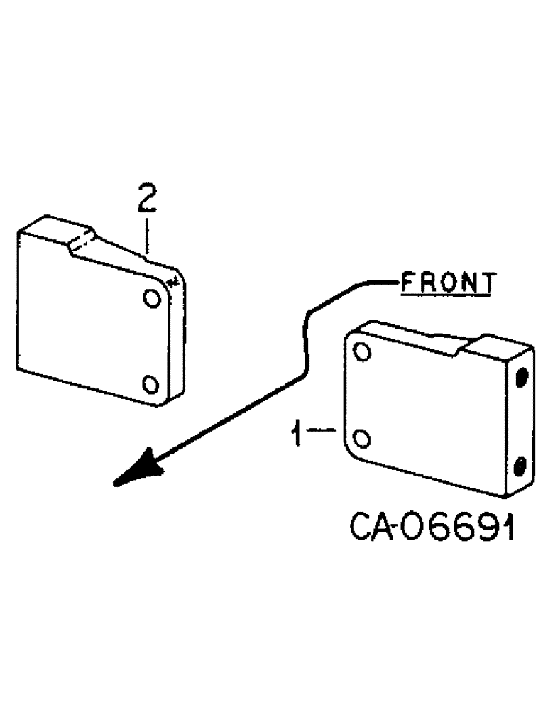Схема запчастей Case IH 3288 - (12-04) - POWER, ENGINE MOUNTING, 3088 AND 3288 TRACTORS Power