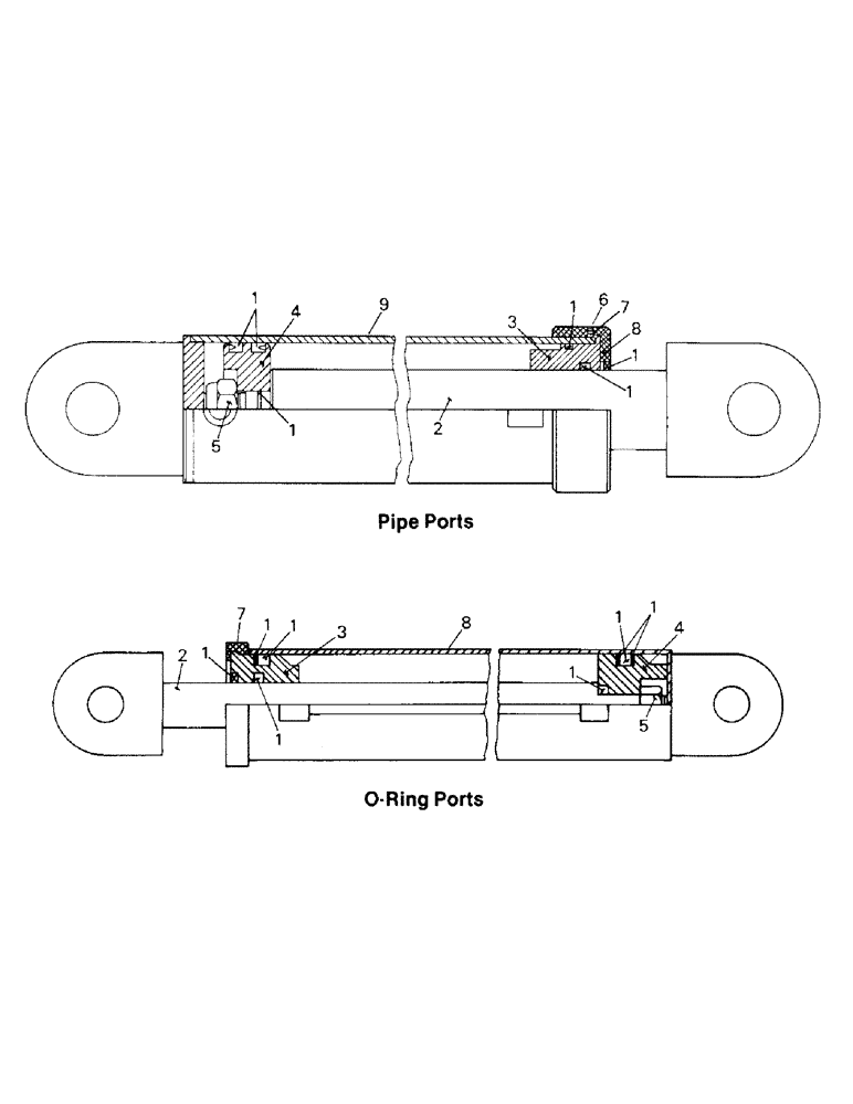 Схема запчастей Case IH ST325 - (10-41) - ANGLE CYLINDERS, DAKOTA UTILITY BLADE (19) - OPTIONS