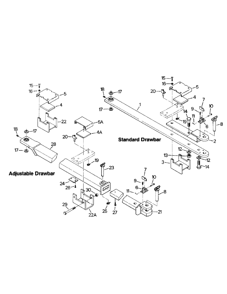 Схема запчастей Case IH KR-1280 - (06-08) - DRAWBAR AND MOUNTING (12) - FRAME