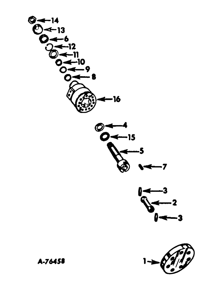 Схема запчастей Case IH 915 - (F-25) - HYDRAULICS SYSTEM, STEERING HAND PUMP (07) - HYDRAULIC SYSTEM