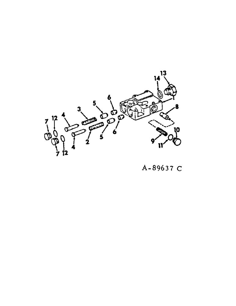 Схема запчастей Case IH HYDRO 186 - (07-08) - DRIVE TRAIN, MULTIPLE VALVE BODY (04) - Drive Train