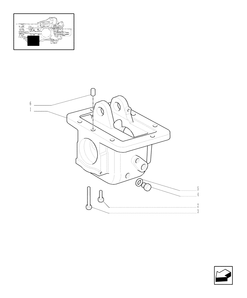 Схема запчастей Case IH JX90 - (1.33.0/01) - TRANSMISSION BOXES AND COVERS - FOR HIGH CLEARANCE VERSION (04) - FRONT AXLE & STEERING
