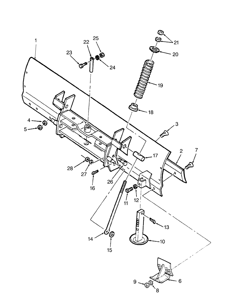 Схема запчастей Case IH 702C - (04) - BLADES & SKID SHOES 