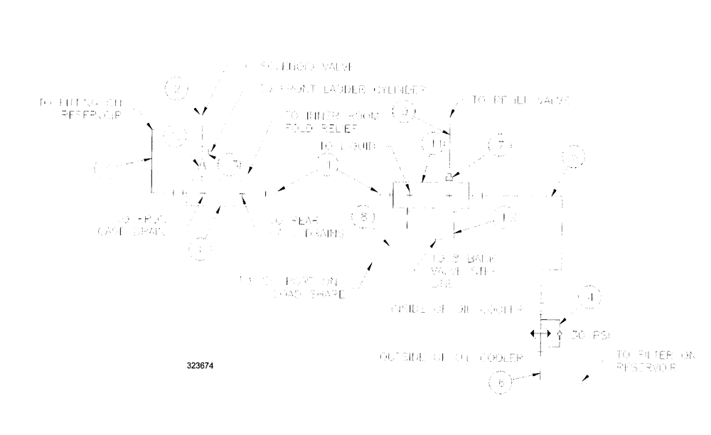 Схема запчастей Case IH SPX3200 - (06-032) - OIL COOLER PACKAGE (29) - HYDROSTATIC DRIVE