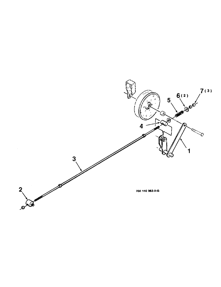 Схема запчастей Case IH 8830 - (6-12) - HEADER CLUTCH LINKAGE ASSEMBLY (09) - CHASSIS