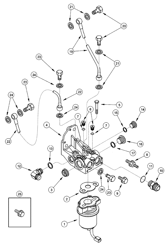Схема запчастей Case IH FLX3510 - (02-071) - PUMP - FUEL TRANSFER, FLX 3010 (01) - ENGINE