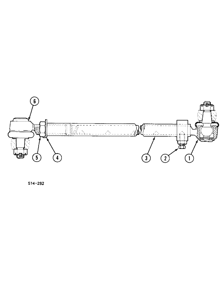 Схема запчастей Case IH 248 - (5-324) - TIE ROD (06) - POWER TRAIN