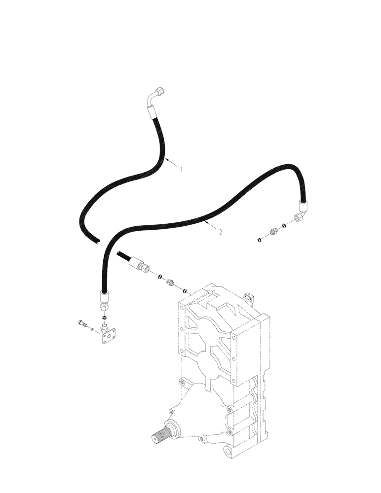 Схема запчастей Case IH STX325 - (01-11) - PICTORIAL INDEX - POWER TAKEOFF TRANSFER CASE LUBE, ASN JEE0102001 (00) - PICTORIAL INDEX