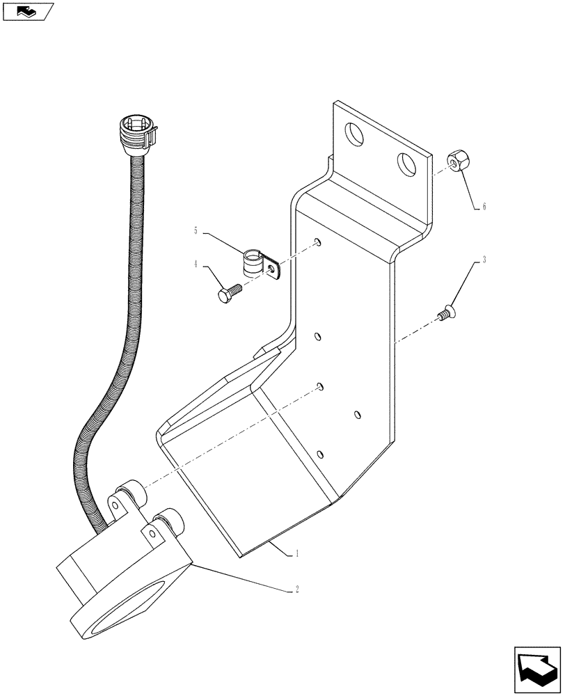 Схема запчастей Case IH PUMA 145 - (55.680.02) - VAR - 332703, 333703, 334703 - RADAR - D6973 (55) - ELECTRICAL SYSTEMS