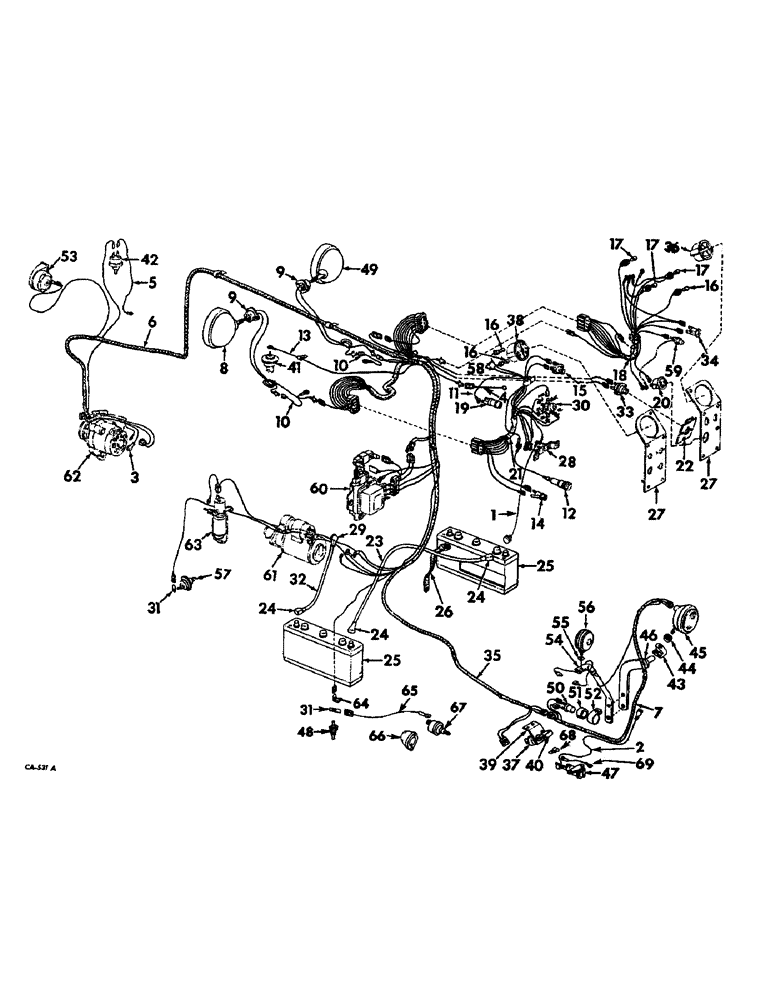 Схема запчастей Case IH 21026 - (08-06) - ELECTRICAL, STARTING AND LIGHTING, FARMALL TRACTORS (06) - ELECTRICAL
