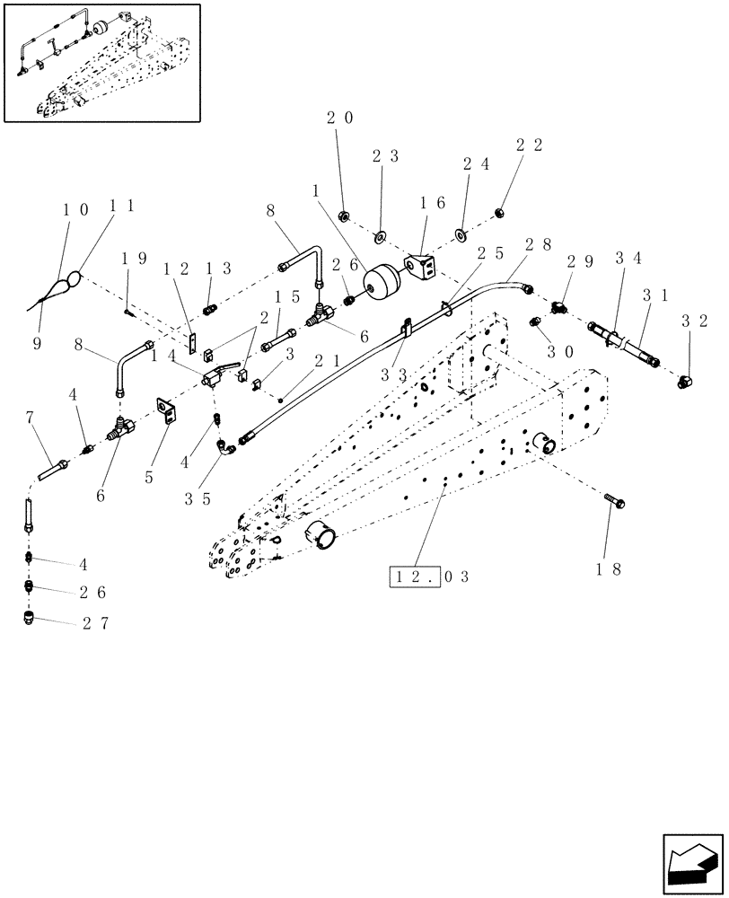 Схема запчастей Case IH RBX463 - (11.30) - SAFETY BRAKE (11) - WHEELS