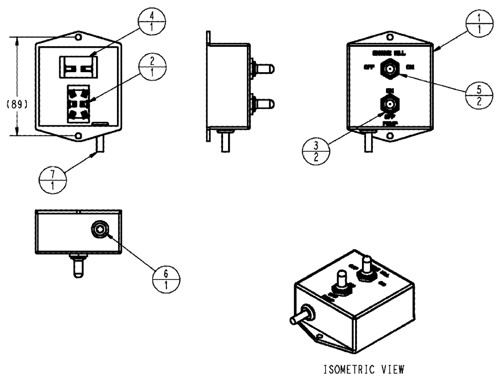 Схема запчастей Case IH SPX3310 - (12-021) - REMOTE THROTTLE, ELECTRIC (06) - ELECTRICAL