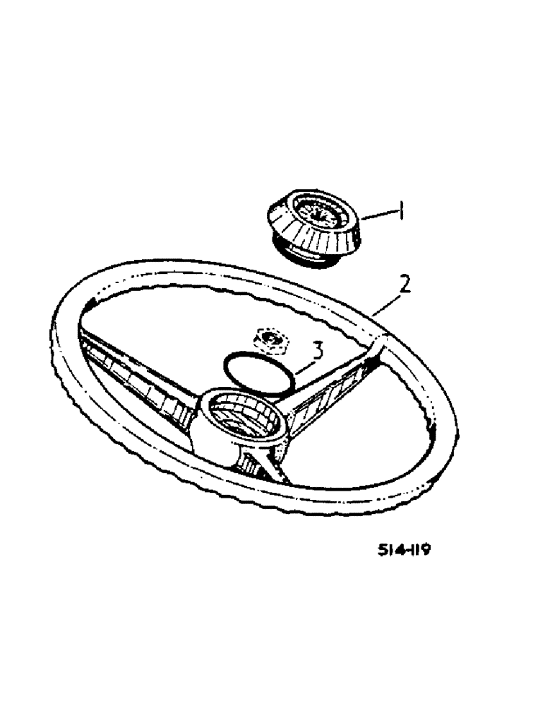 Схема запчастей Case IH 454 - (10-15) - STEERING WHEEL (07) - HYDRAULICS
