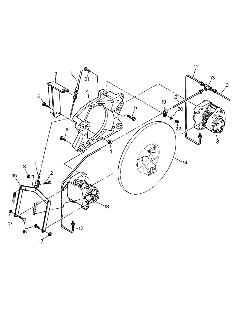 Схема запчастей Case IH ST220 - (05-10) - 35-1491T91 BRAKE CALIPER KIT, K598 AXLE ONLY (5.1) - BRAKES