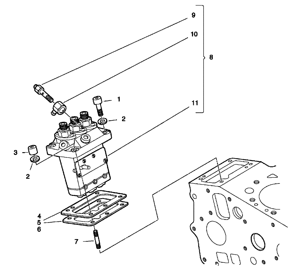 Схема запчастей Case IH SCOUT XL - (10.248.01) - INJECTION PUMP - DIESEL ENGINE (10) - ENGINE