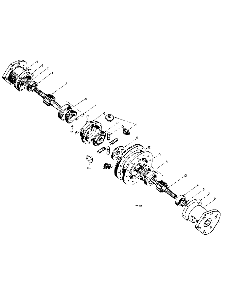 Схема запчастей Case IH 276 - (4-27) - DIFFERENTIAL (06) - POWER TRAIN