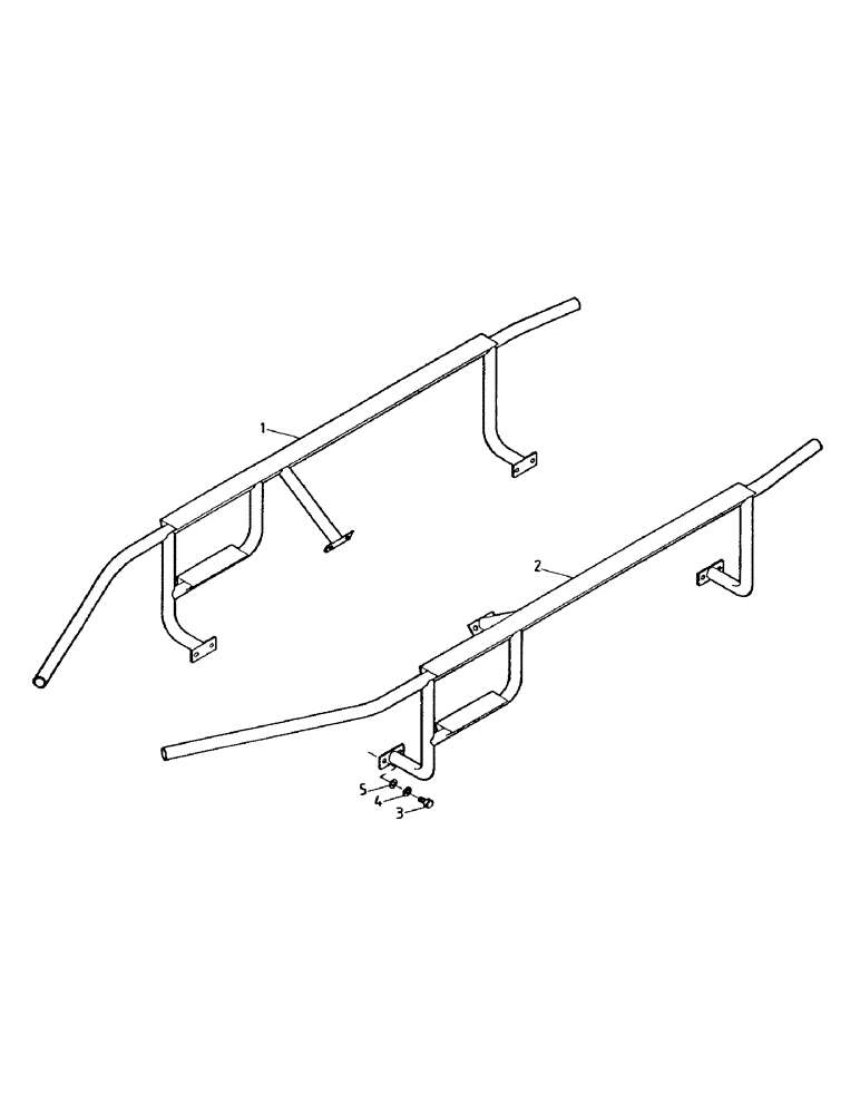 Схема запчастей Case IH 7000 - (A01-10) - GUARDRAILS, 7700 Mainframe & Functioning Components