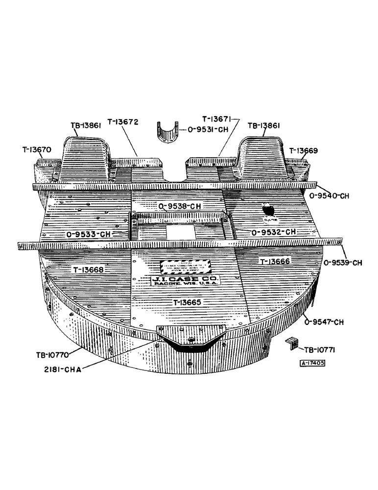 Схема запчастей Case IH 604 - (012) - MAIN FRAME, TOP SIDE, #604 