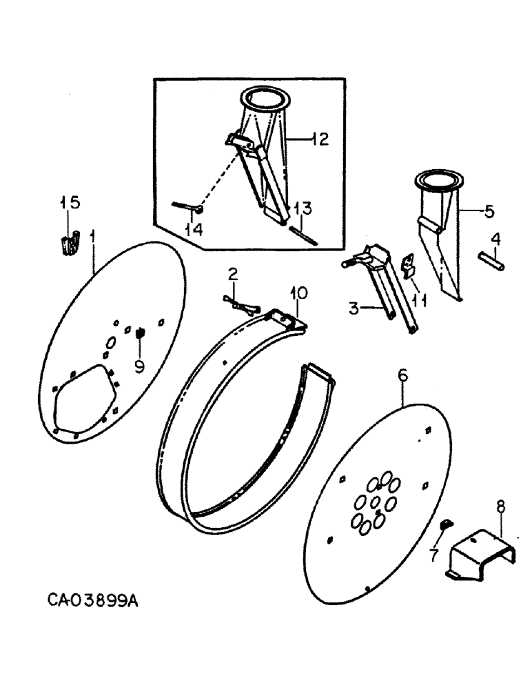 Схема запчастей Case IH 48 - (B-03) - ROTOR HOUSING 
