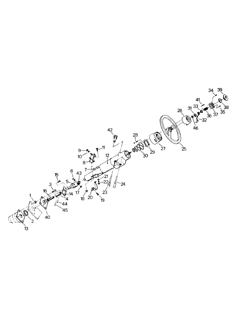 Схема запчастей Case IH KM-360 - (01-06) - STEERING CONTROLS AND MOUNTING (10) - CAB