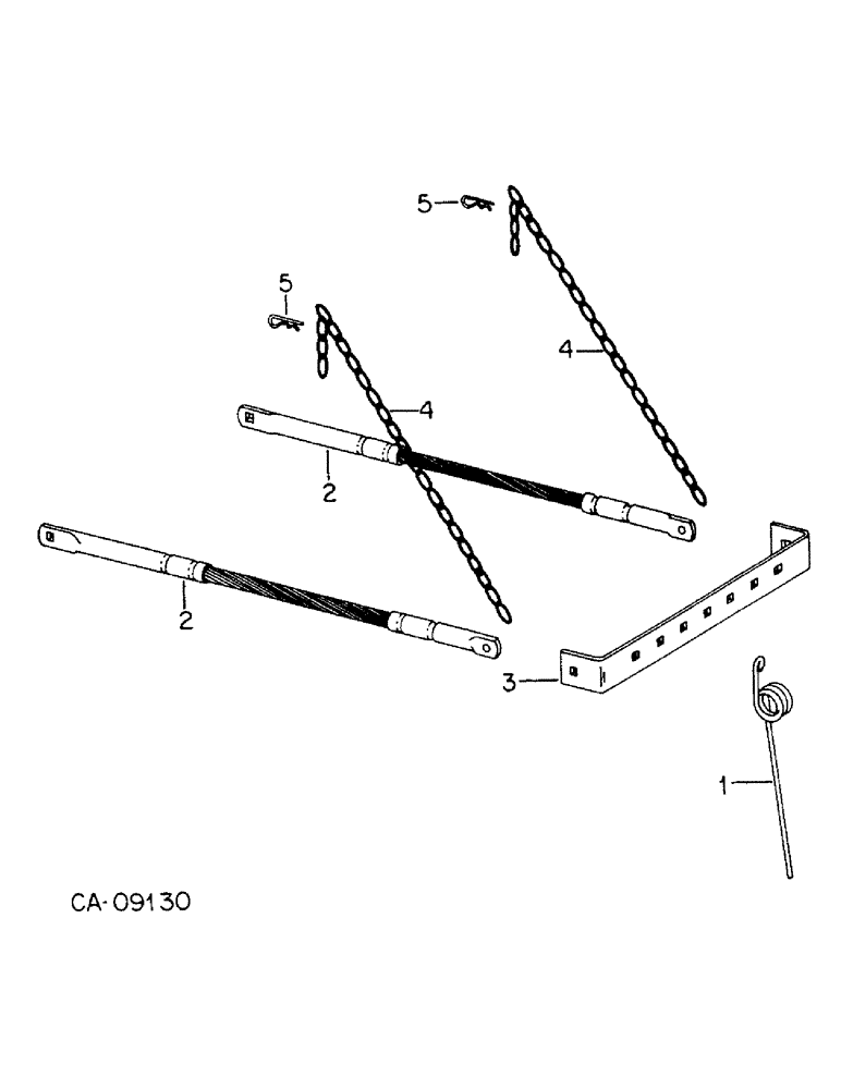 Схема запчастей Case IH 800 - (11-08) - GRANULAR CHEMICAL, SPRING TOOTH INCORPORATOR (09) - CHASSIS/ATTACHMENTS