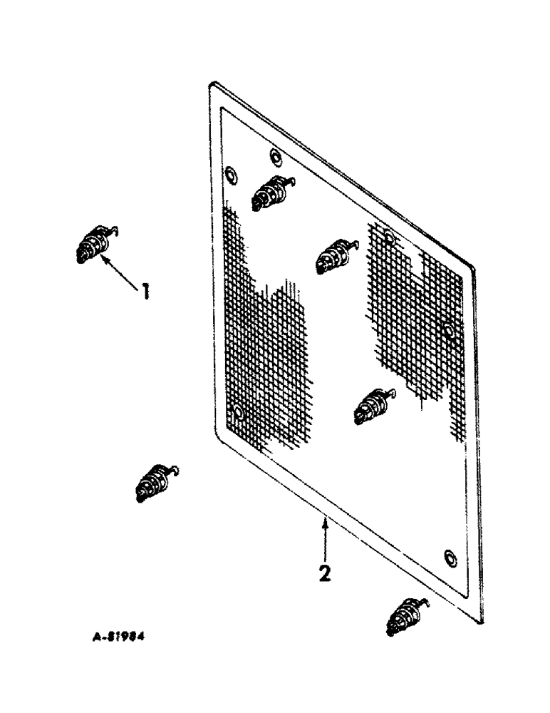 Схема запчастей Case IH 2606 - (066) - COOLING SYSTEM, RADIATOR AUXILIARY SCREEN COOLING SYSTEM