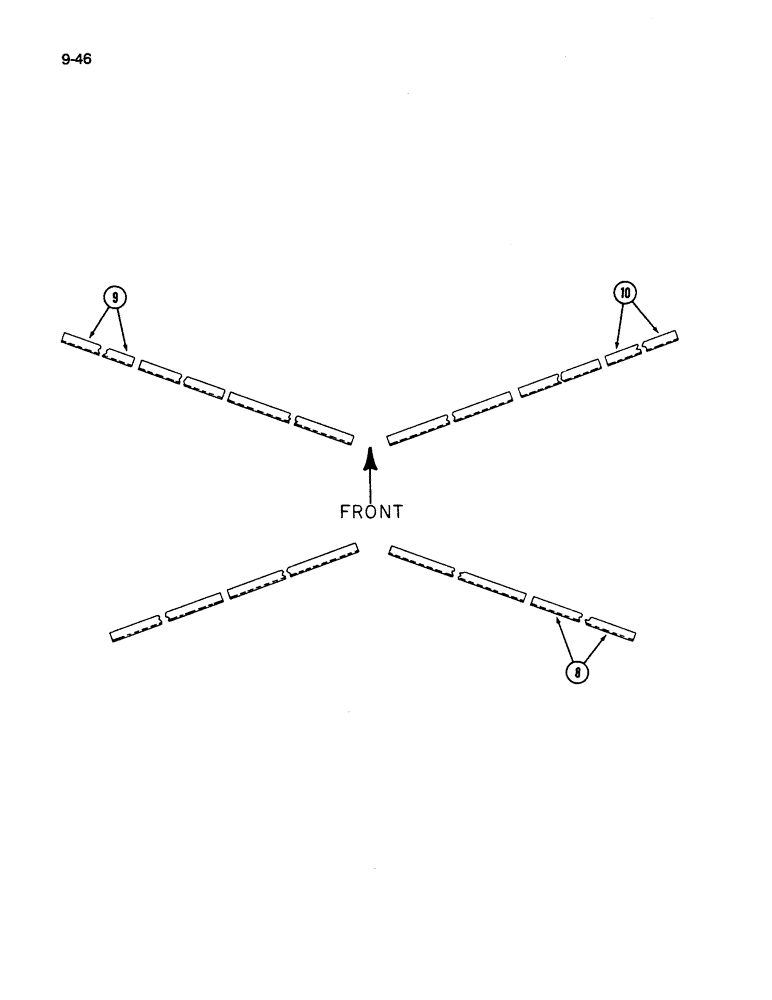 Схема запчастей Case IH 496 - (9-46) - SCRAPER SUPPORT (09) - CHASSIS/ATTACHMENTS