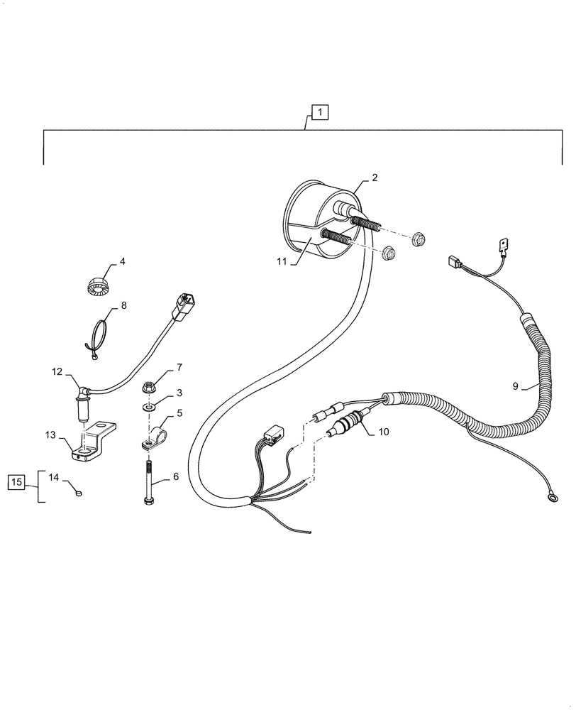 Схема запчастей Case IH SCOUT XL - (88.120.01[01]) - DIA KIT, SPEEDOMETER (88) - ACCESSORIES