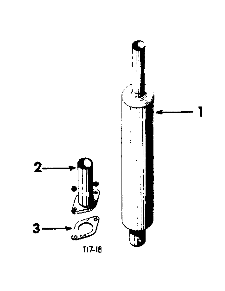 Схема запчастей Case IH B275 - (097) - CHASSIS, UPSWEPT EXHAUST PIPE (12) - CHASSIS
