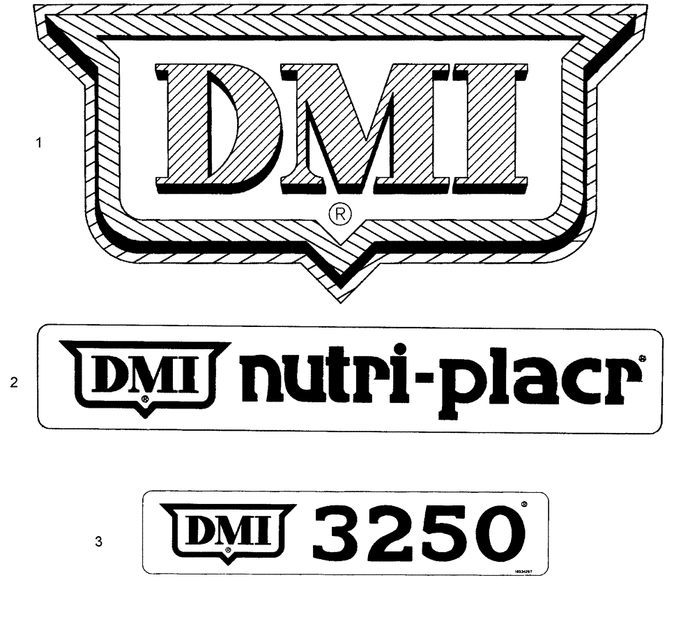 Схема запчастей Case IH 3250 - (90.108.01) - LOGO DECALS (09) - CHASSIS/ATTACHMENTS