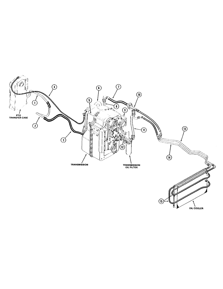 Схема запчастей Case IH STEIGER - (1-12) - PICTORIAL INDEX, LUBRICATION HYDRAULICS (00) - PICTORIAL INDEX