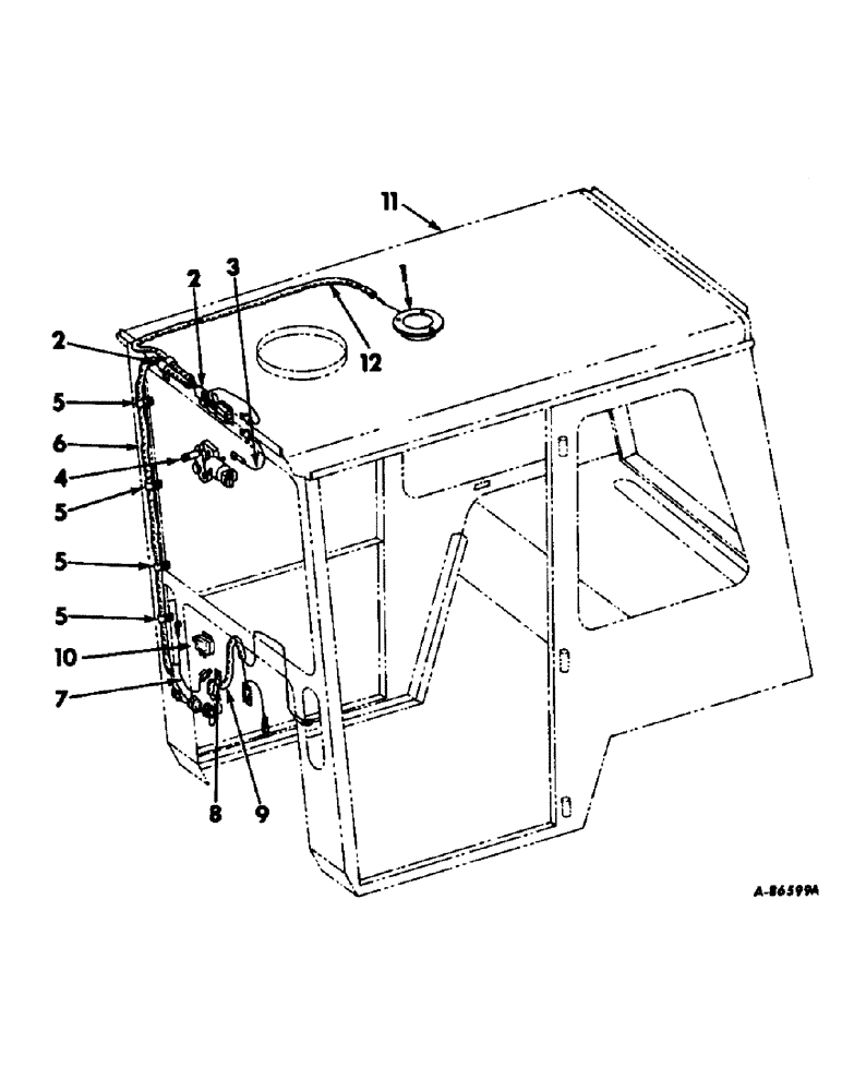 Схема запчастей Case IH 4156 - (G-15) - ELECTRICAL SYSTEM, TRACTOR CAB WIRING AND CONNECTIONS (06) - ELECTRICAL SYSTEMS