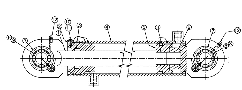 Схема запчастей Case IH 3150 - (07-006) - INNER BOOM FOLD (90 BOOM) Cylinders