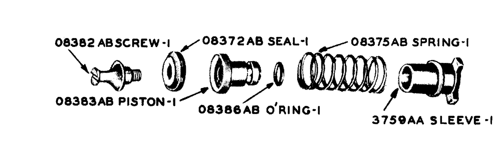 Схема запчастей Case IH LA-SERIES - (094) - HYDRAULIC SINGLE & DUAL CONTROL UNIT - 3946AA BREAK-AWAY SELF SEALING COUPLING PLUG (SEE 4268AA KIT) (08) - HYDRAULICS