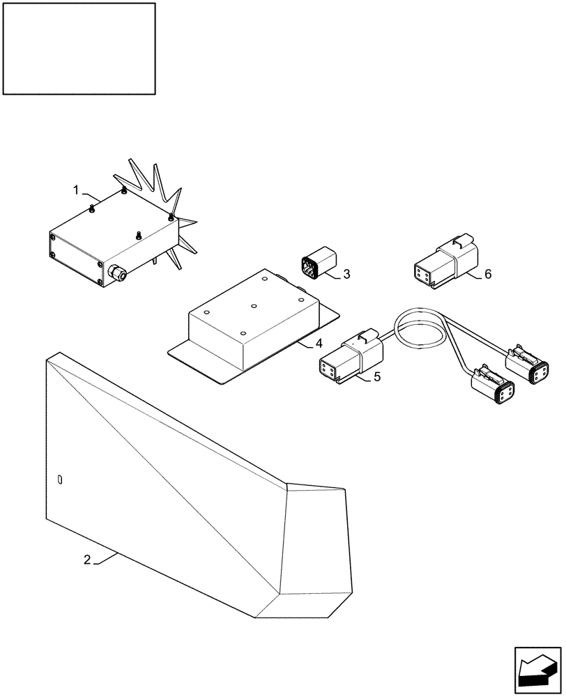 Схема запчастей Case IH LBX332P - (18.87355678[01]) - DIA : MOISTURE SENSOR KIT (18) - ACCESSORIES