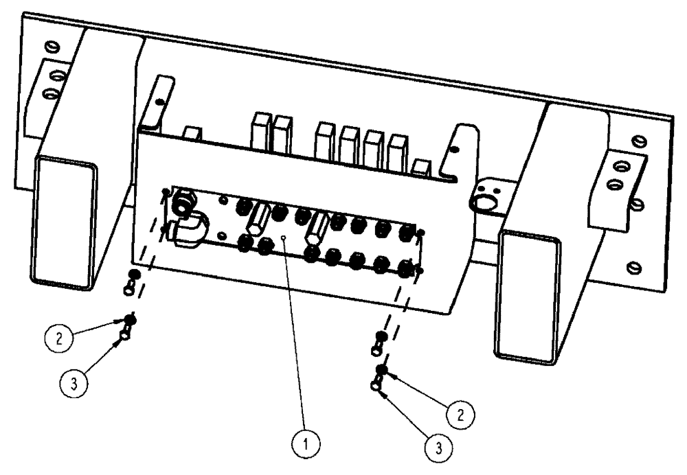 Схема запчастей Case IH 610 - (03-011) - STACK VALVE GROUP 60/85, "SERIAL # 6700 AND LATER" (09) - BOOMS