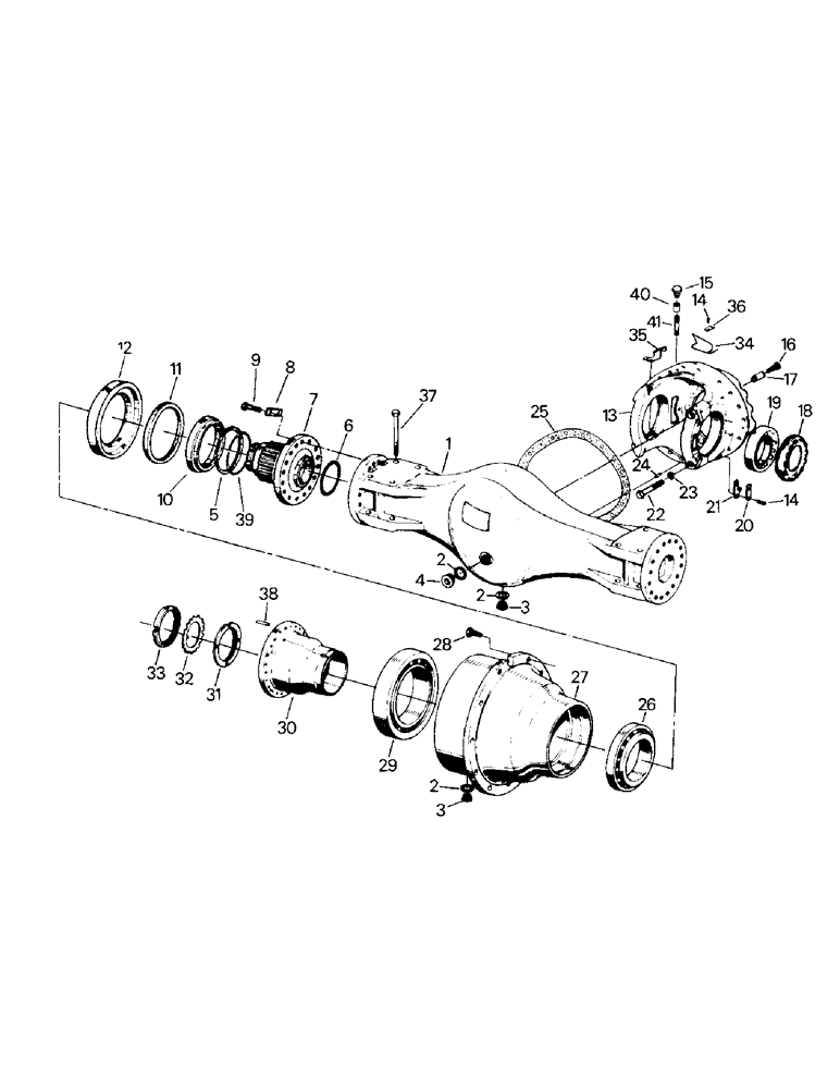 Схема запчастей Case IH KS-325 - (04-37) - AXLE ASSEMBLY, K598.20/30 (04) - Drive Train