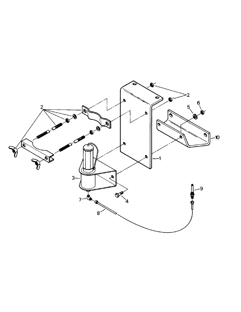 Схема запчастей Case IH KP-525 - (04-03) - ETHER START AID (04) - Drive Train