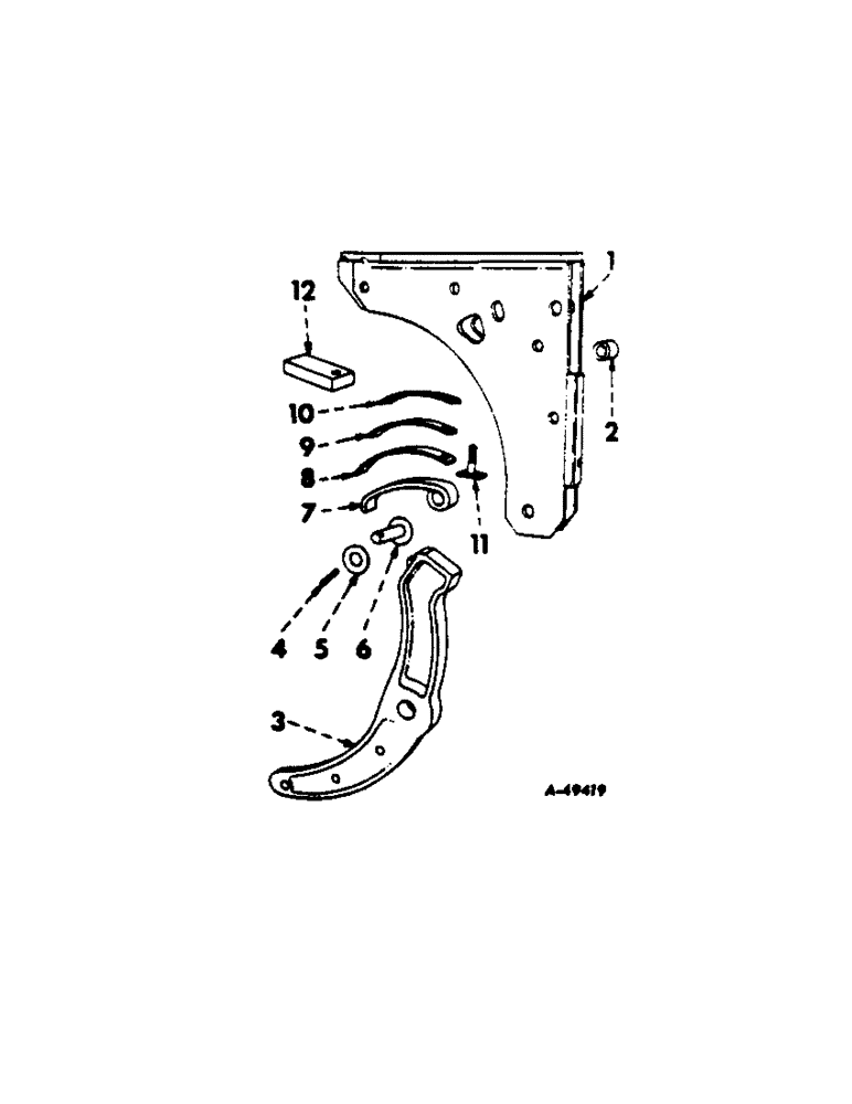 Схема запчастей Case IH 60 - (C-03[A]) - TRIP BEAM, ONE PER FURROW 
