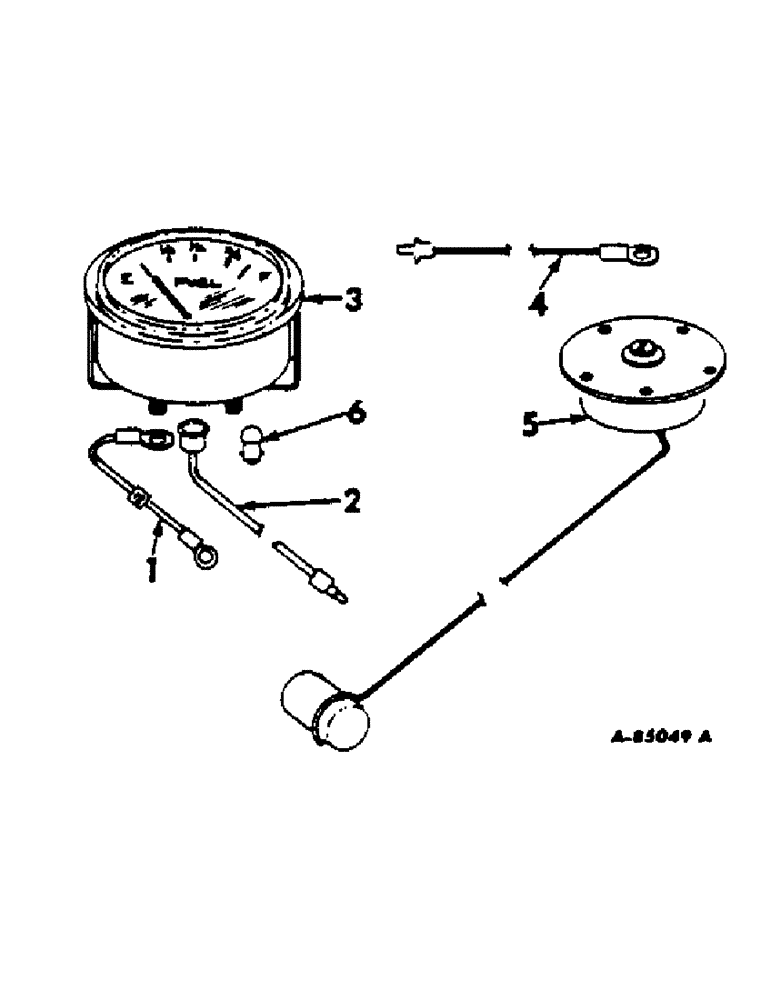 Схема запчастей Case IH 622 - (E-11) - FUEL SYSTEM, FUEL GAUGE, GASOLINE AND DIESEL (02) - FUEL SYSTEM