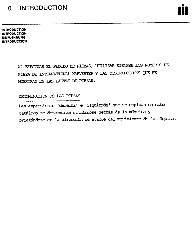 Схема запчастей Case IH 844S - (0-G) - INTRODUCTION (00) - GENERAL