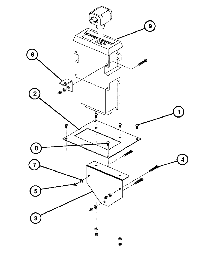 Схема запчастей Case IH 4375 - (03-004) - SELECTOR ASSEMBLY (03) - TRANSMISSION