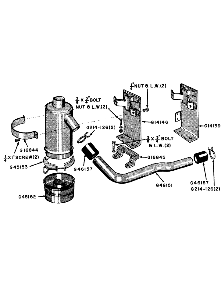 Схема запчастей Case IH 500B-SERIES - (020) - AIR CLEANER (02) - ENGINE