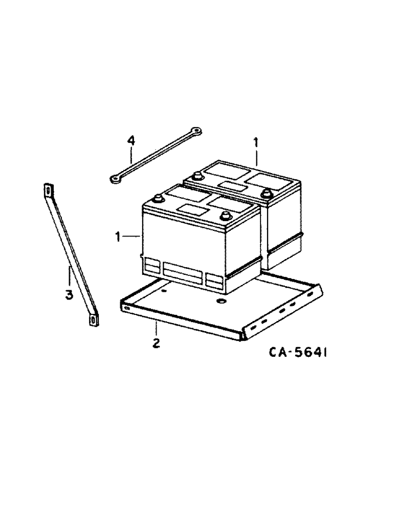 Схема запчастей Case IH 1440 - (08-30) - ELECTRICAL, BATTERY AND MOUNTING (06) - ELECTRICAL