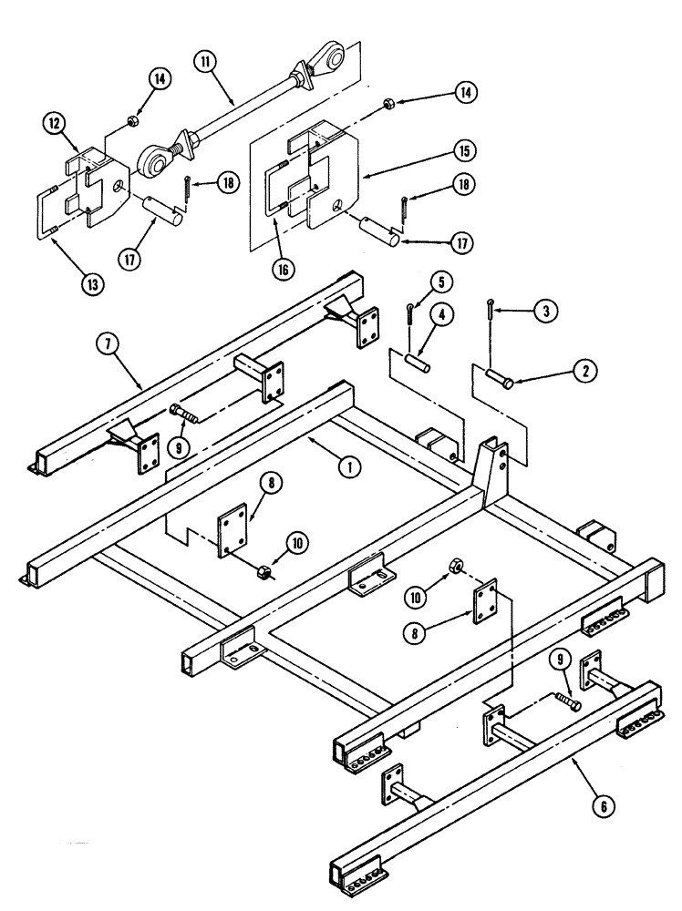 Схема запчастей Case IH 6800 - (9-20) - DISK MAIN FRAME AND STABILIZER (09) - CHASSIS/ATTACHMENTS