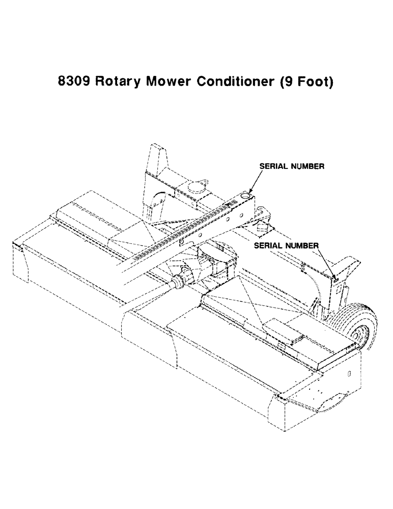 Схема запчастей Case IH 8309 - (1-2) - SERIAL NUMBER LOCATION (05) - SERVICE & MAINTENANCE