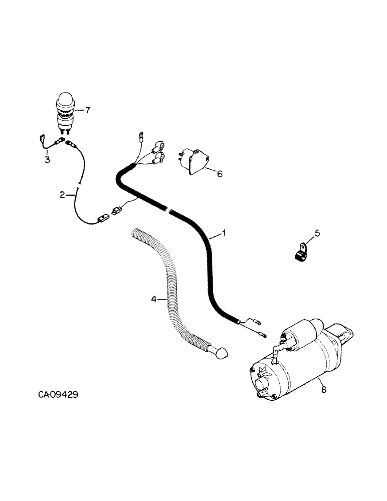 Схема запчастей Case IH 1440 - (08-35) - ELECTRICAL, FEEDER REVERSER WIRING (06) - ELECTRICAL