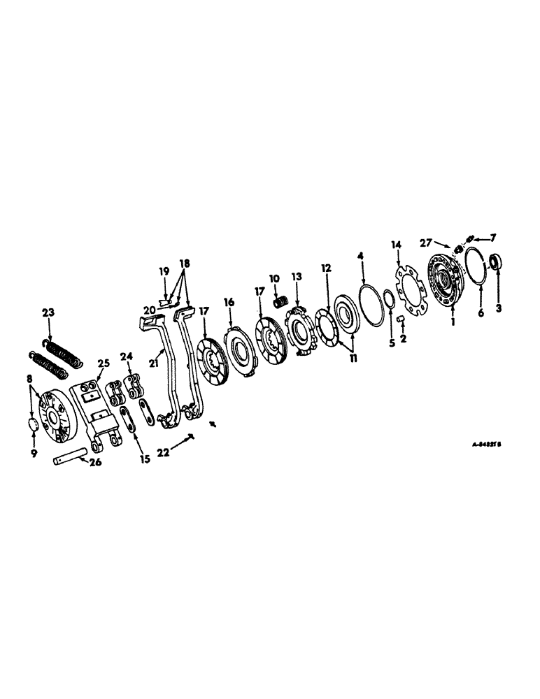 Схема запчастей Case IH 1206 - (H-12) - CONTROLS, BRAKES Controls
